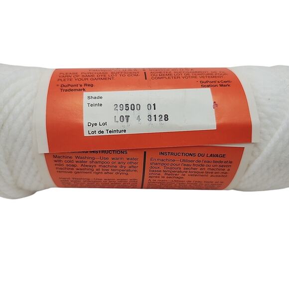 Vtg 1 Skein Mary Maxim Titan Yarn Bulky Color Teinte 3 oz 3ply 100% Acrylic - Picture 3 of 6